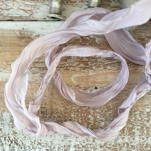 Old Fashion Ribbon - zestaw 5 sztuk PERŁOWY RÓŻ