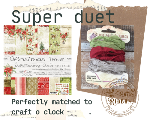 zestaw old fashion ribbon - craft o clock