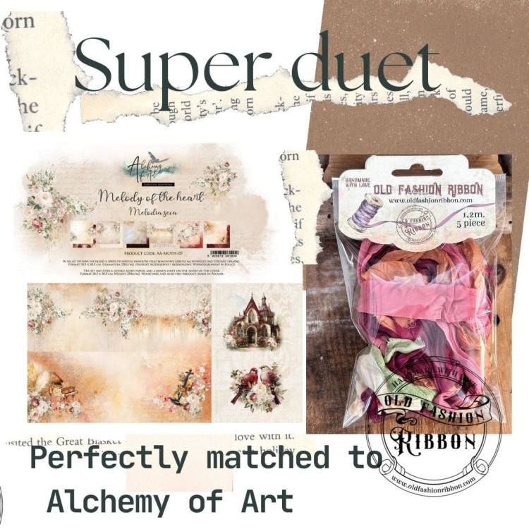 Old Fashion Ribbons 5 sztuk Alchemy of Art
