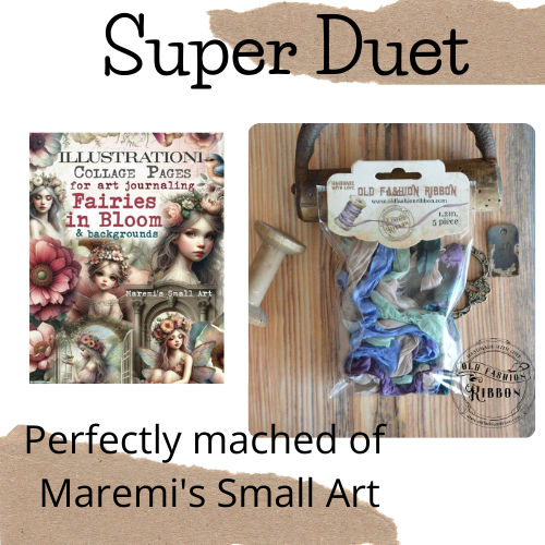 Old Fashion Ribbons 5 sztuk Maremi's Small Art