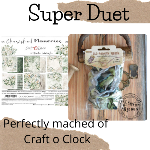 Old Fashion Ribbons 5 sztuk Craft o Clock