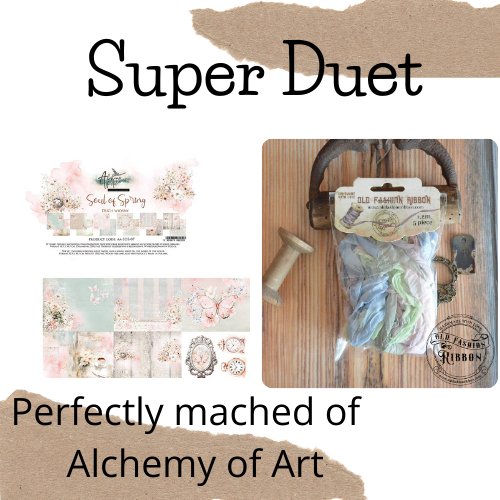 Old Fashion Ribbons 5 sztuk- Alchemy of Art
