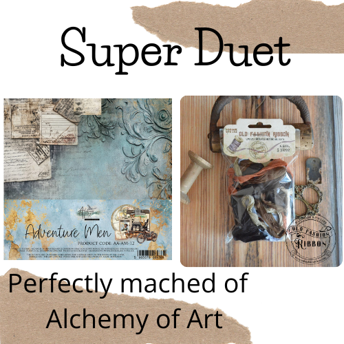 Old Fashion Ribbons 5 sztuk Alchemy of Art