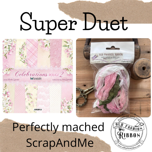Old Fashion Ribbons 5 sztuk ScrapAndMe