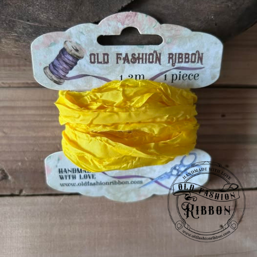 Old Fashion NA BOBINCE ciemny żółty