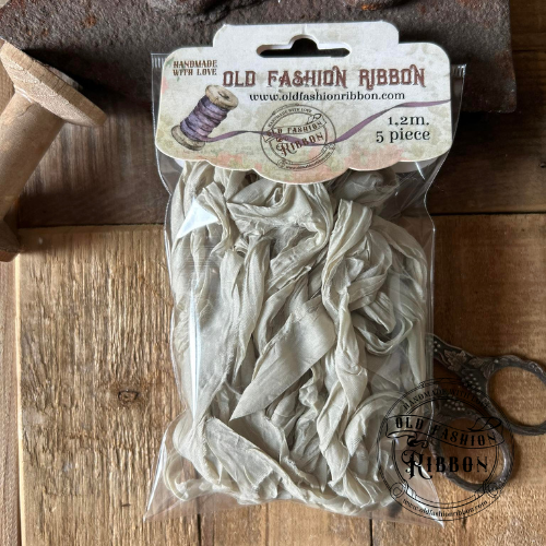 Old Fashion Ribbon - zestaw 5 sztuk ANTYCZNY BEŻ