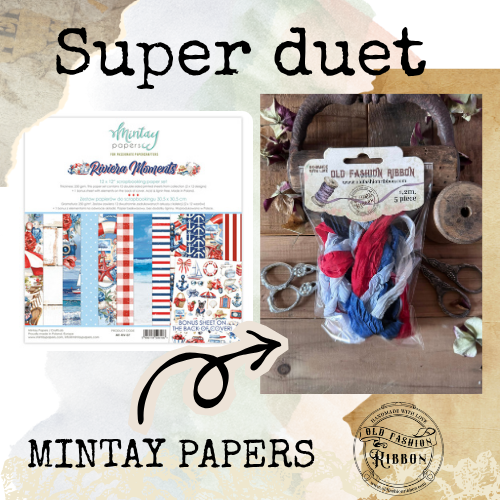Old Fashion Ribbons 5 pcs Mintay Paper