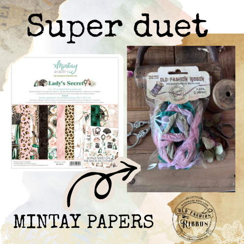 Old Fashion Ribbons 5 pcs Mintay Paper
