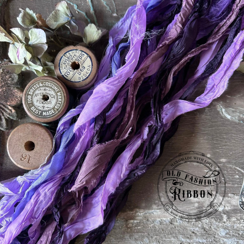 Old Fashion Ribbons –10 pcs-Lavender Garden