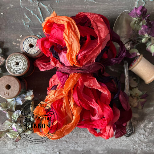 Old Fashion Ribbons –10 pcs-Sunset Garden