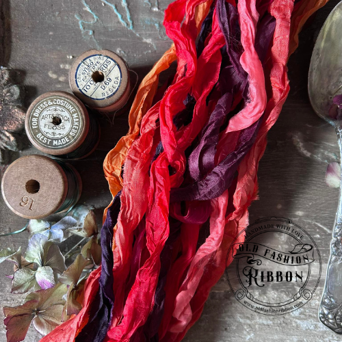 Old Fashion Ribbons –10 pcs-Sunset Garden