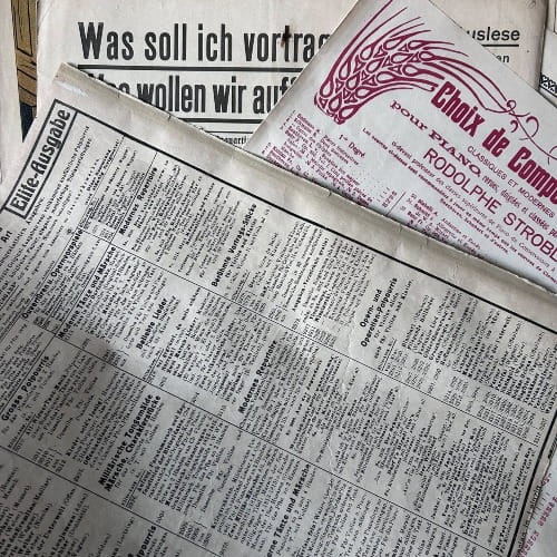 Zestaw starych nut - 25 kartek