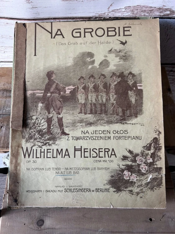 Zestaw starych nut - 25 kartek