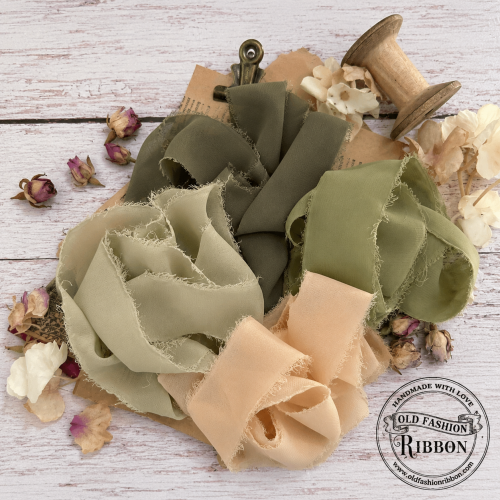 Chiffon ribbons – set of 4 pieces