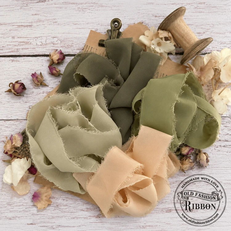 Chiffon ribbons – set of 4 pieces